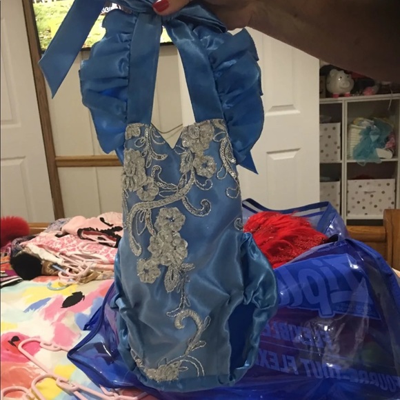 Cinderella inspired baby romper w tutu